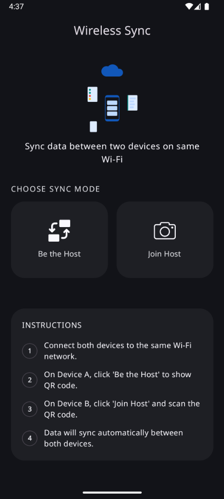 Partner Sync Screen