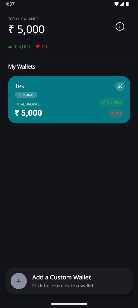 Multi-Wallet Screen