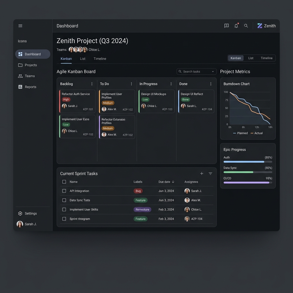 Astrix Web Board Dashboard