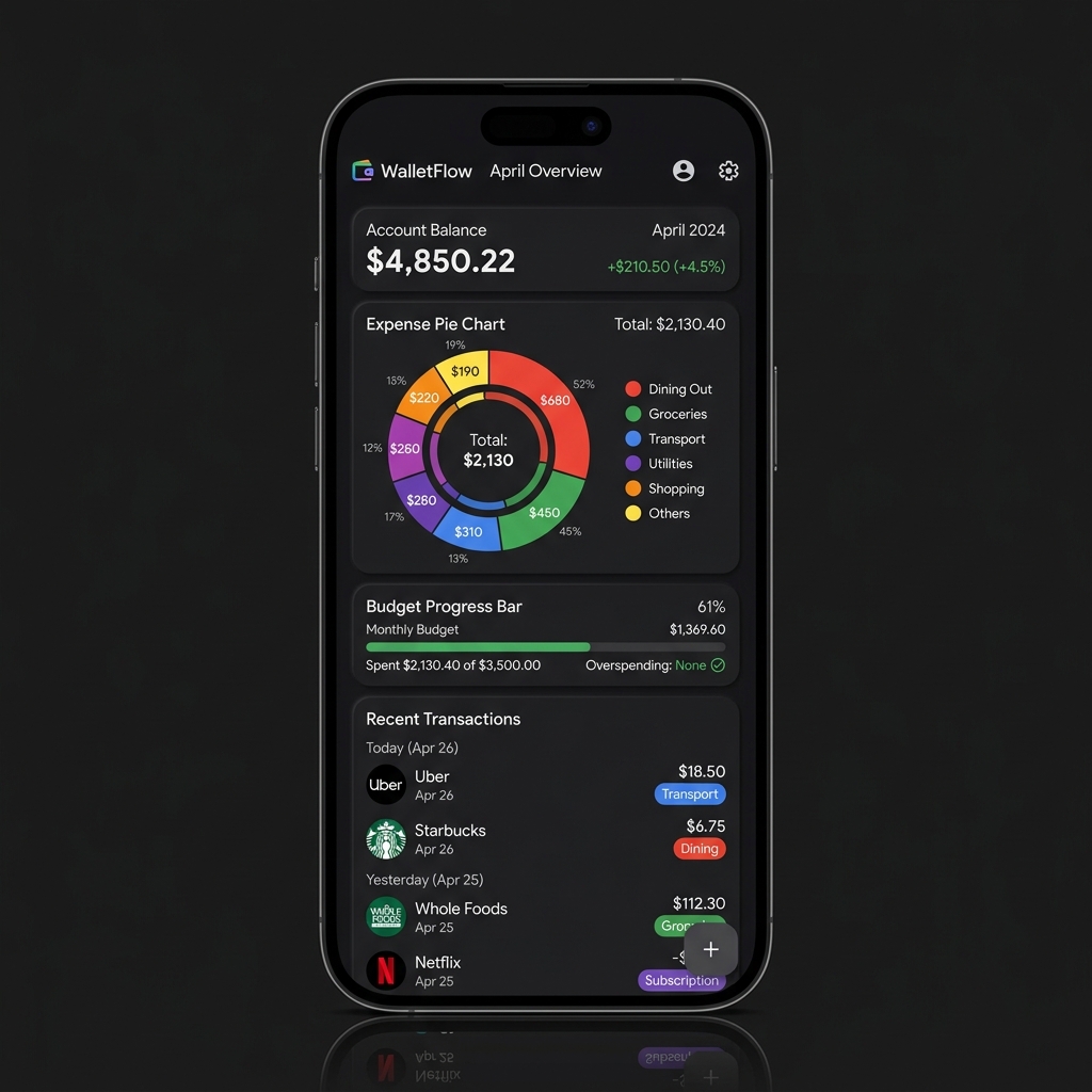 Expensa Wallet Mockup