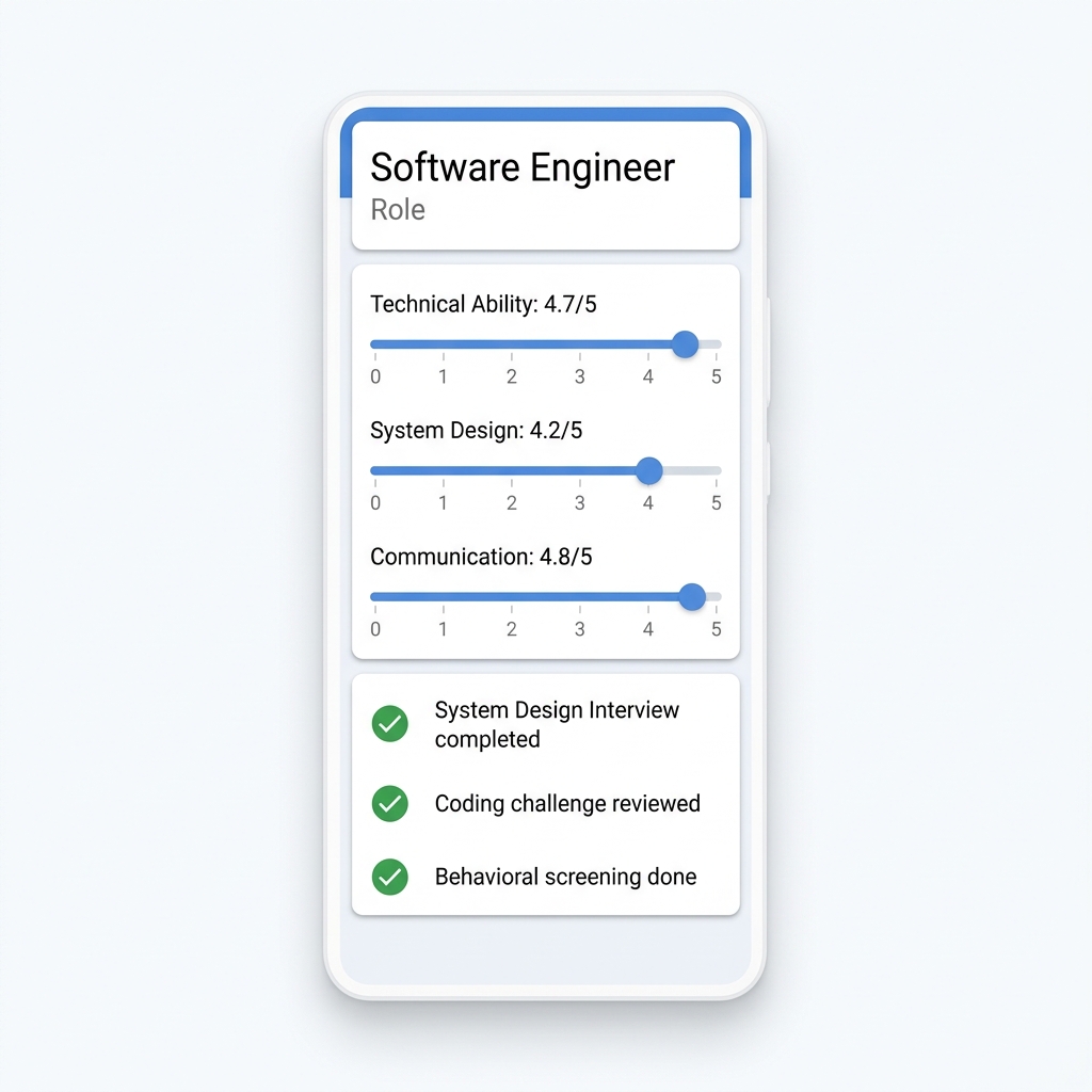 Recite Interviewer Mockup