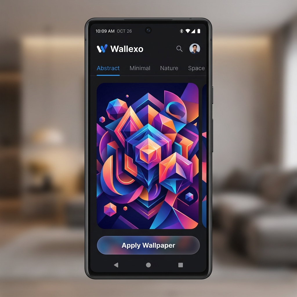 Wallexo Wallpapers Mobile Mockup